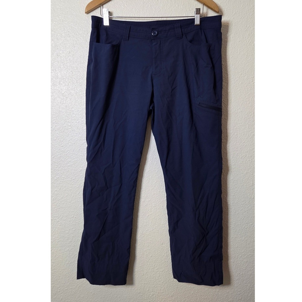 Eddie‎ Bauer Navy Hiking Pants Womens 12 Stretch Travel Outdoors Utility